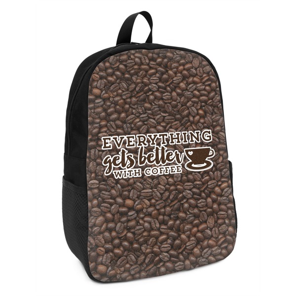 Custom Coffee Addict Kids Backpack