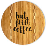 Coffee Addict Bamboo Cutting Board