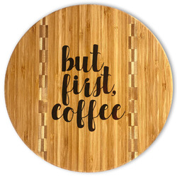 Coffee Addict Bamboo Cutting Board