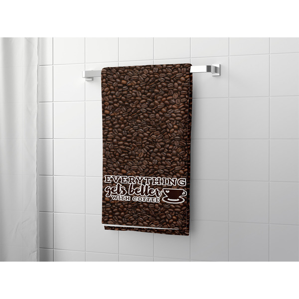 Coffee Addict Bath Towel - LIFESTYLE