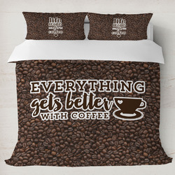 Coffee Addict Duvet Cover Set - King