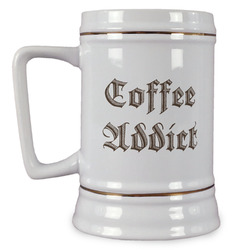 Coffee Addict Beer Stein (Personalized)