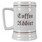 Coffee Addict Beer Stein - Front View