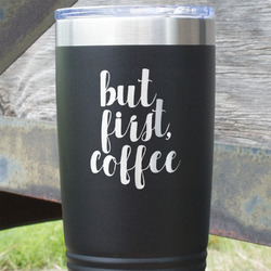 Coffee Addict 20 oz Stainless Steel Tumbler