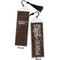 Coffee Addict 2 Bookmark with tassel - Front and Back
