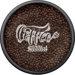 Coffee Addict Cabinet Knob (Black) (Personalized)