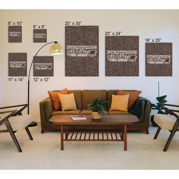 Coffee Addict Canvas Prints - Multiple Sizes