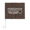 Coffee Addict Car Flag - Large - FRONT