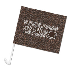 Coffee Addict Car Flag