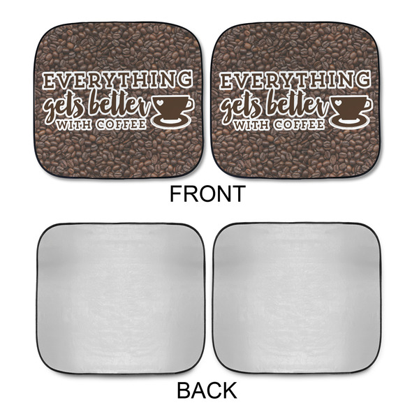 Coffee Addict Car Sun Shades - APPROVAL
