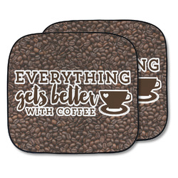 Coffee Addict Car Sun Shade - Two Piece