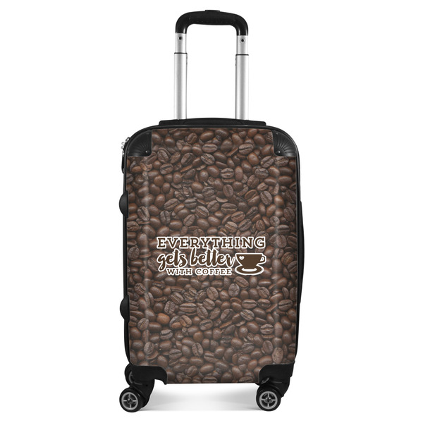 Custom Coffee Addict Suitcase - 20" Carry On