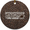 Coffee Addict Ceramic Flat Ornament - Circle (Front)