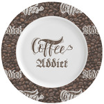 Coffee Addict Ceramic Dinner Plates (Set of 4) (Personalized)