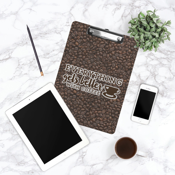 Coffee Addict Clipboard - Lifestyle Photo