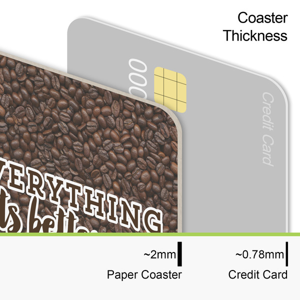 Coffee Addict Coaster Thickness