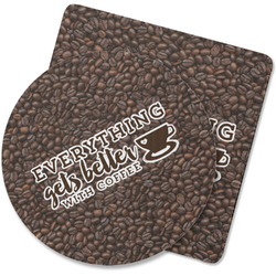 Coffee Addict Rubber Backed Coaster
