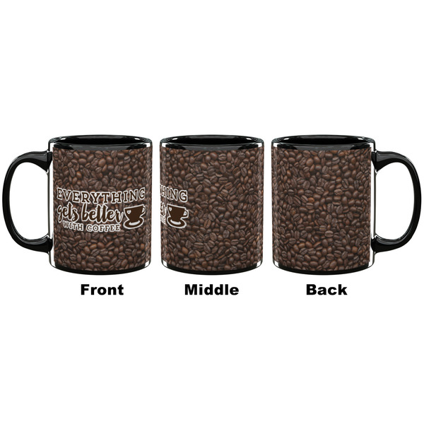 Coffee Addict Coffee Mug - 11 oz - Black APPROVAL