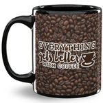 Coffee Addict 11 Oz Coffee Mug - Black