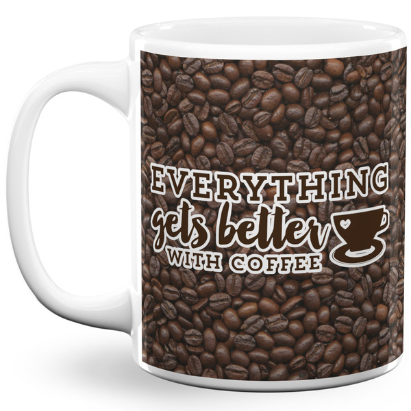 Custom Coffee Addict 11 Oz Coffee Mug - White