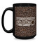 Coffee Addict Coffee Mug - 15 oz - Black