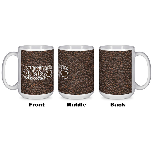 Coffee Addict Coffee Mug - 15 oz - White APPROVAL