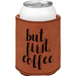Coffee Addict Leatherette Can Sleeve - Single Sided