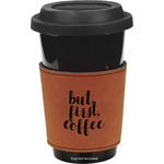 Coffee Addict Leatherette Cup Sleeve - Double Sided