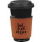 Coffee Addict Leatherette Cup Sleeve - Single Sided