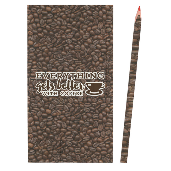 Coffee Addict Colored Pencils - Front View