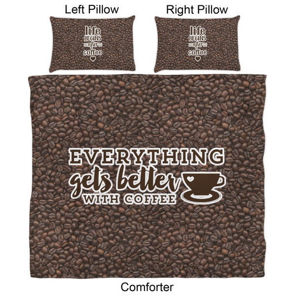 Coffee Addict Comforter Set - King - Approval