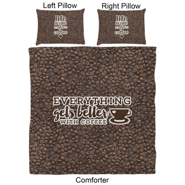Coffee Addict Comforter Set - Queen - Approval