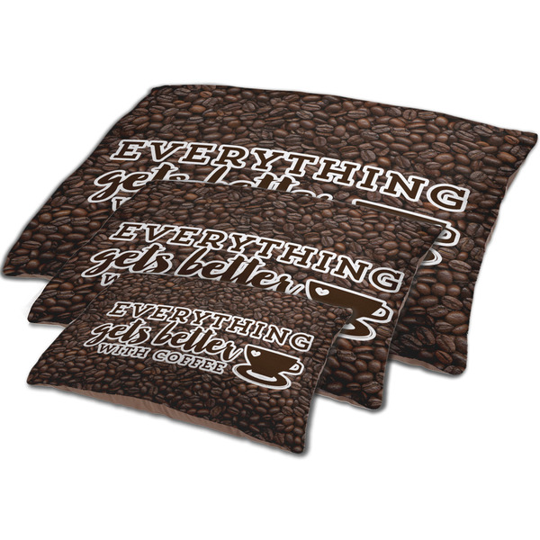 Coffee Addict Dog Beds - MAIN (sm, med, lrg)