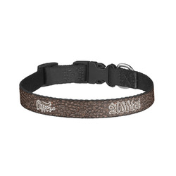 Coffee Addict Dog Collar - Large (Personalized)
