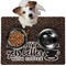 Coffee Addict Dog Food Mat - Medium LIFESTYLE
