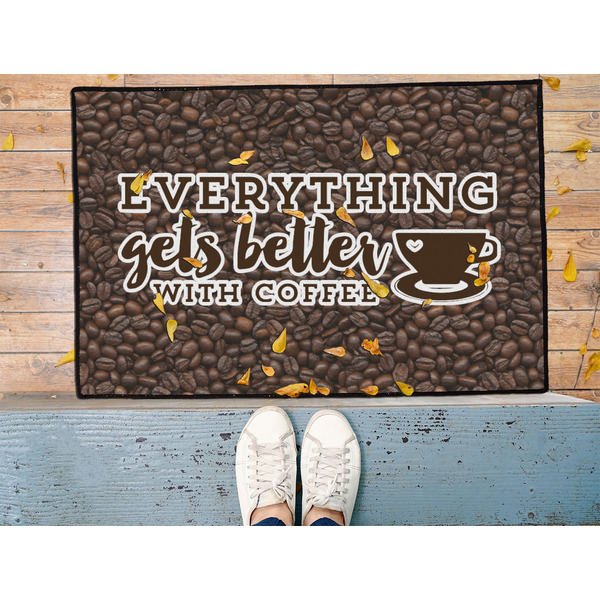 Coffee Addict Door Mat - LIFESTYLE (Med)