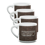 Coffee Addict Double Shot Espresso Cups - Set of 4
