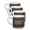 Coffee Addict Double Shot Espresso Mugs - Set of 4 Front