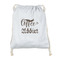 Coffee Addict Drawstring Backpack - Sweatshirt Fleece - Double Sided