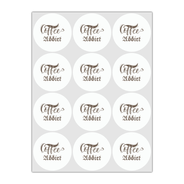 Coffee Addict Drink Topper - Small - Set of 12