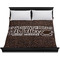 Coffee Addict Duvet Cover - King - On Bed - No Prop