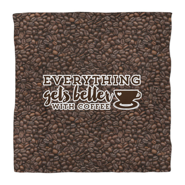 Coffee Addict Duvet Cover - Queen - Front