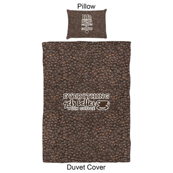 Coffee Addict Duvet Cover Set - Twin XL - Approval