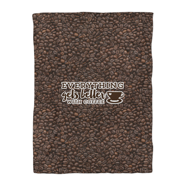 Coffee Addict Duvet Cover - Twin XL - Front