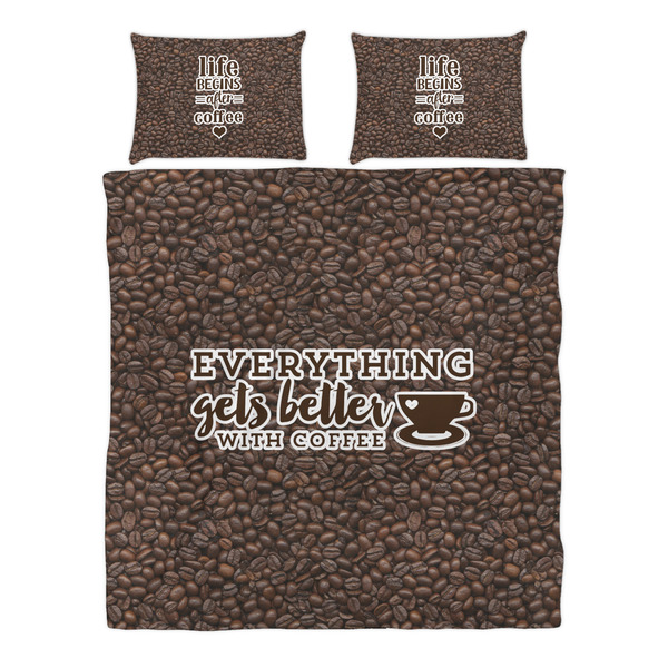 Coffee Addict Duvet cover Set - Queen - Alt Approval