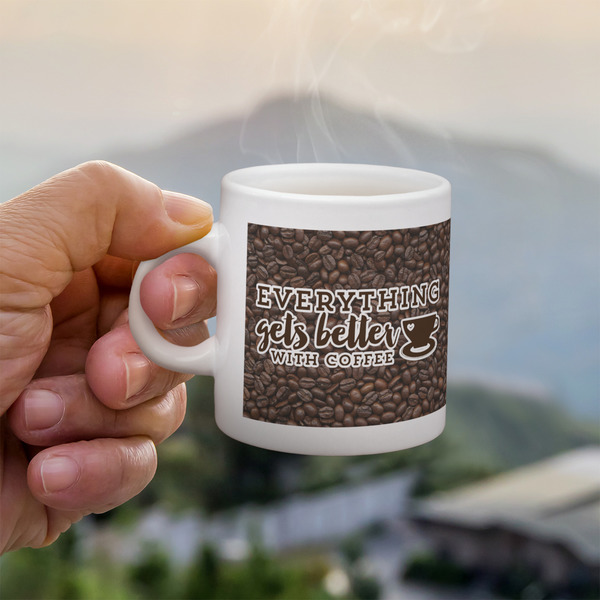 Custom Coffee Addict Single Shot Espresso Cup - Single
