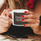 Coffee Addict Espresso Cup - 6oz (Double Shot) LIFESTYLE (Woman hands cropped)