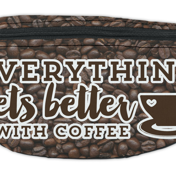 Coffee Addict Fanny Pack - Closeup