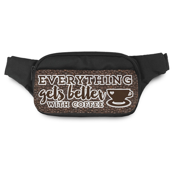 Custom Coffee Addict Fanny Pack - Modern Style
