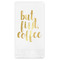 Coffee Addict Guest Napkins - Foil Stamped